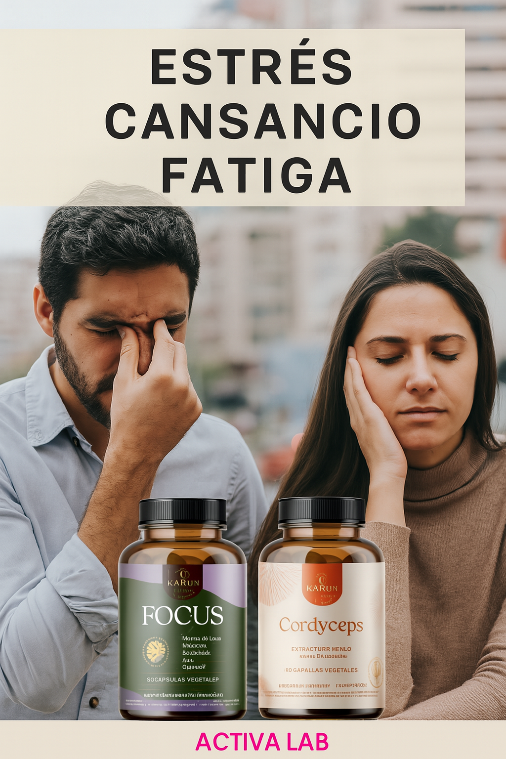 Pack Energía Natural - Focus (Melena De León con Guaraná) + Cordyceps