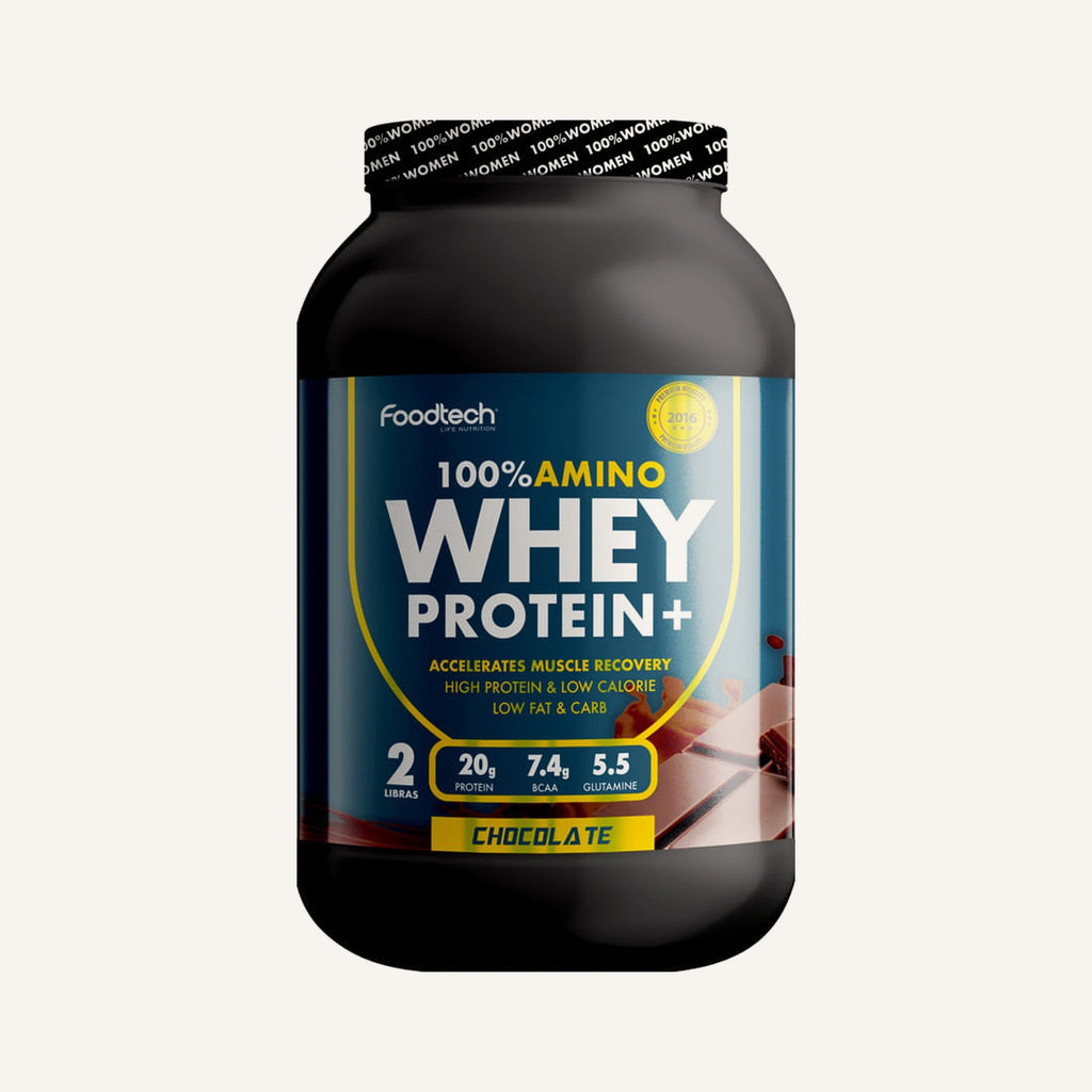 100% Amino Whey Protein+ Foodtech 907 g · Chocolate