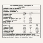 100% Women Biotin Foodtech · 120 cápsulas