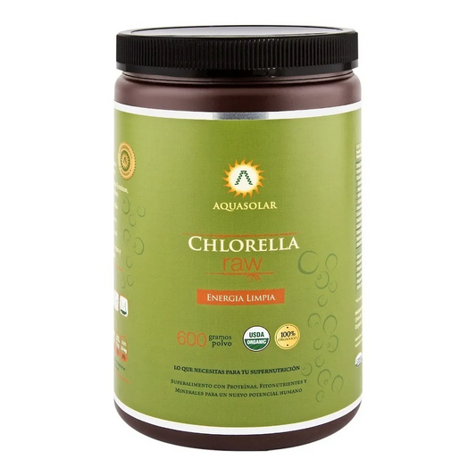 Chlorella Raw Aq Polvo 600 Gramos