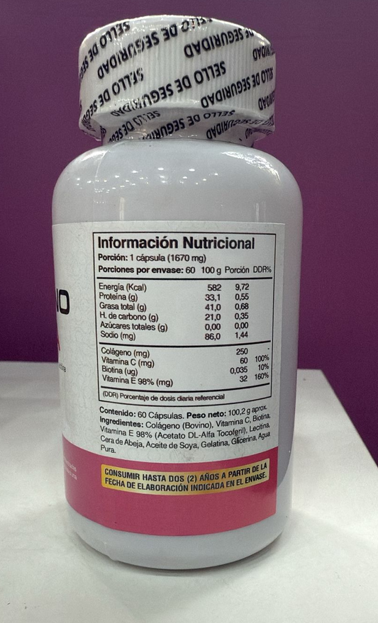 Colageno + Biotina – Capsulas Blandas