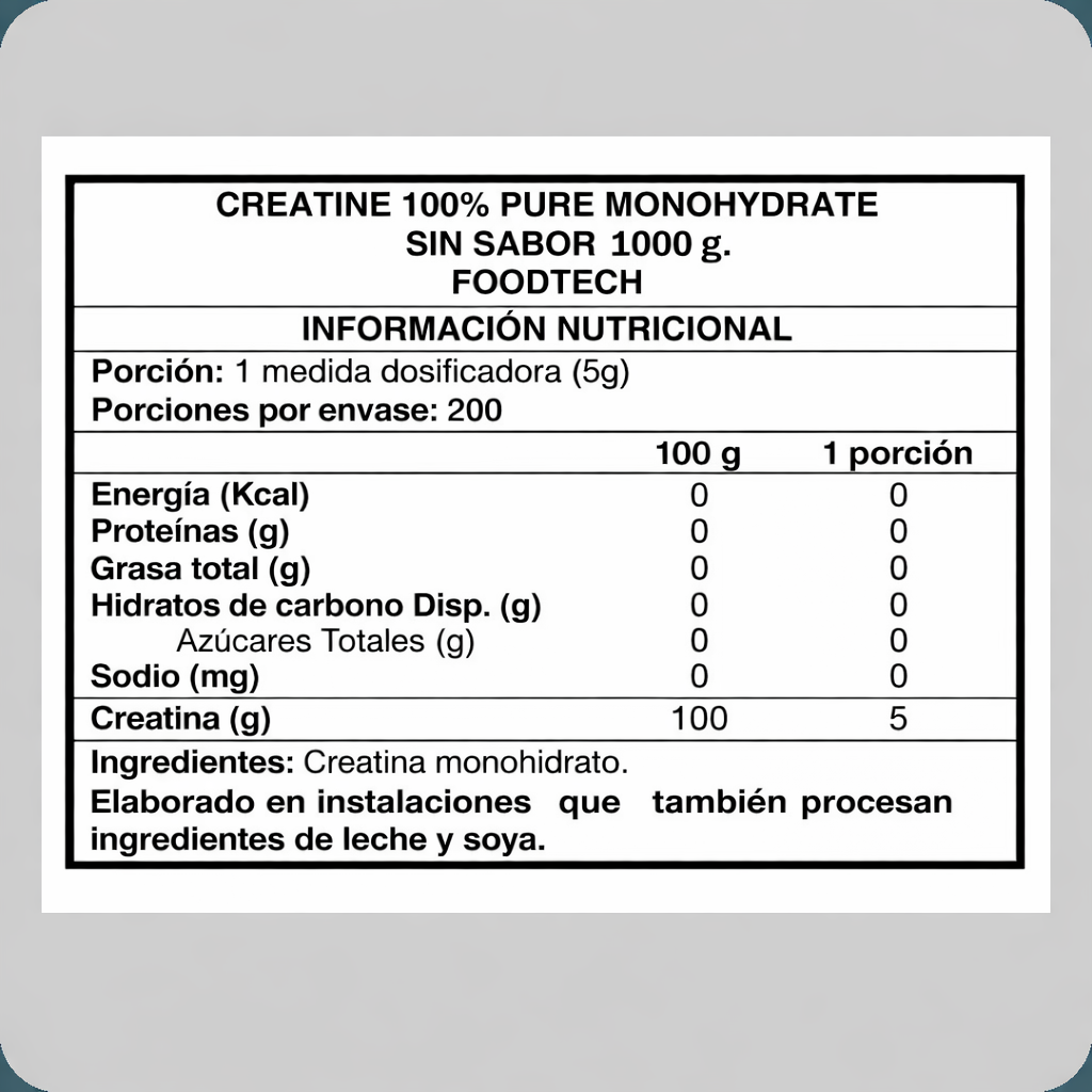 Pack Proteína ISO100% Hydro Whey Isolate de 1Kg + Creatina Monohidratada de 1 Kg