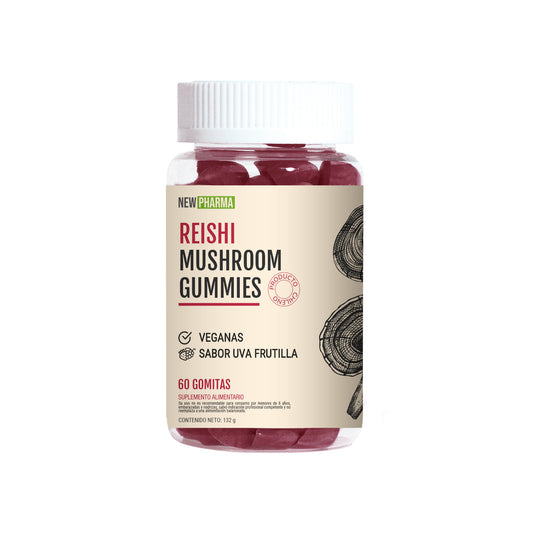 Gomitas de Reishi - 60 Gomitas - Veganas