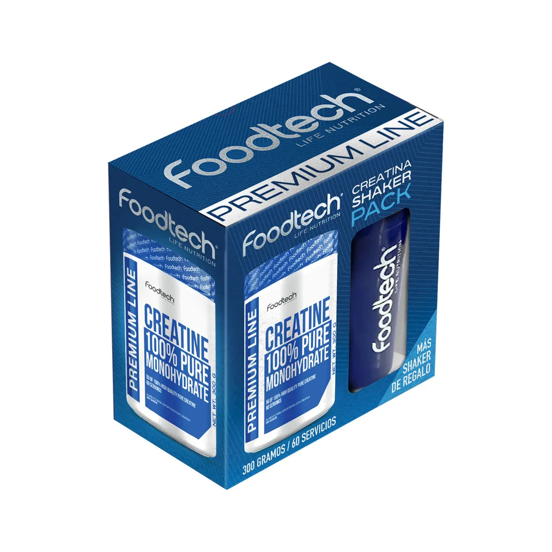 Pack Creatina Monohidratada 100% pura + Shaker de REGALO