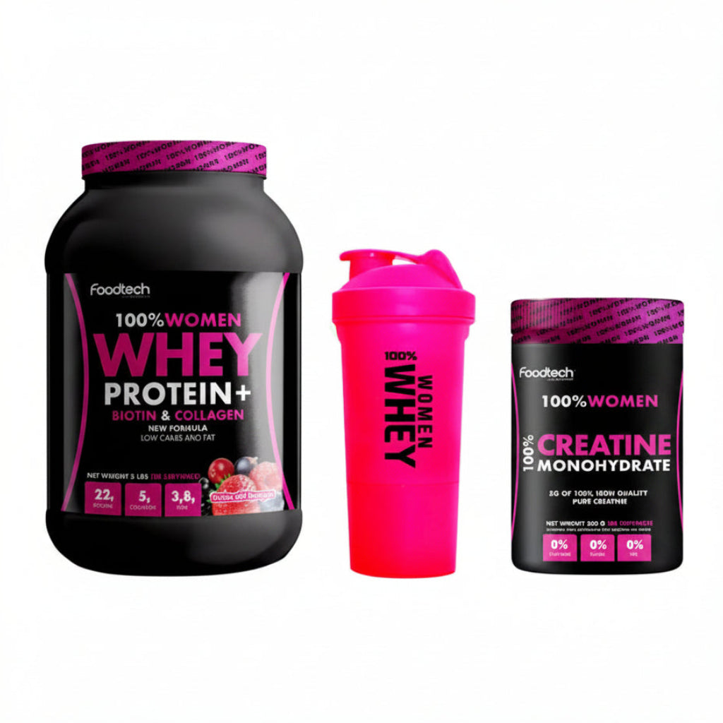 Pack Woman Power - Proteína + Creatina + Shaker