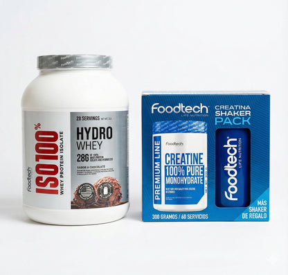 Pack Creatina + Proteína ISO100% Hydro Whey Isolate
