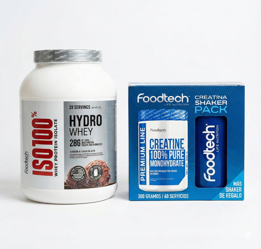 Pack Creatina + Proteína ISO100% Hydro Whey Isolate