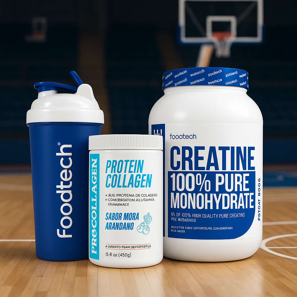 Pack Fuerza Total – Creatina Monohidratada + Proteina con Colágeno + Shaker de REGALO!