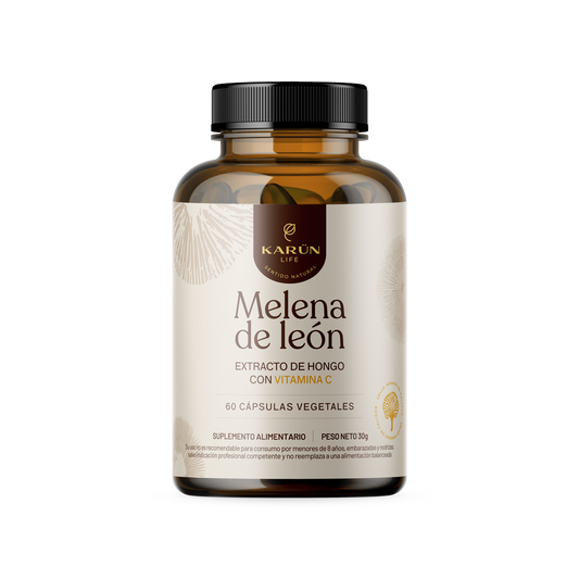 Hongo Melena de León 60 Cápsulas – Claridad Mental y Bienestar desde el Interior