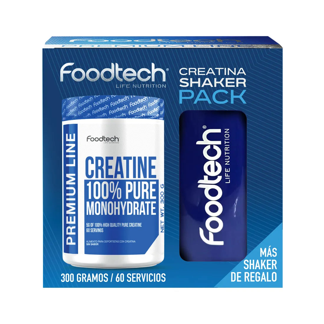Pack Creatina Monohidratada 100% pura + Shaker de REGALO