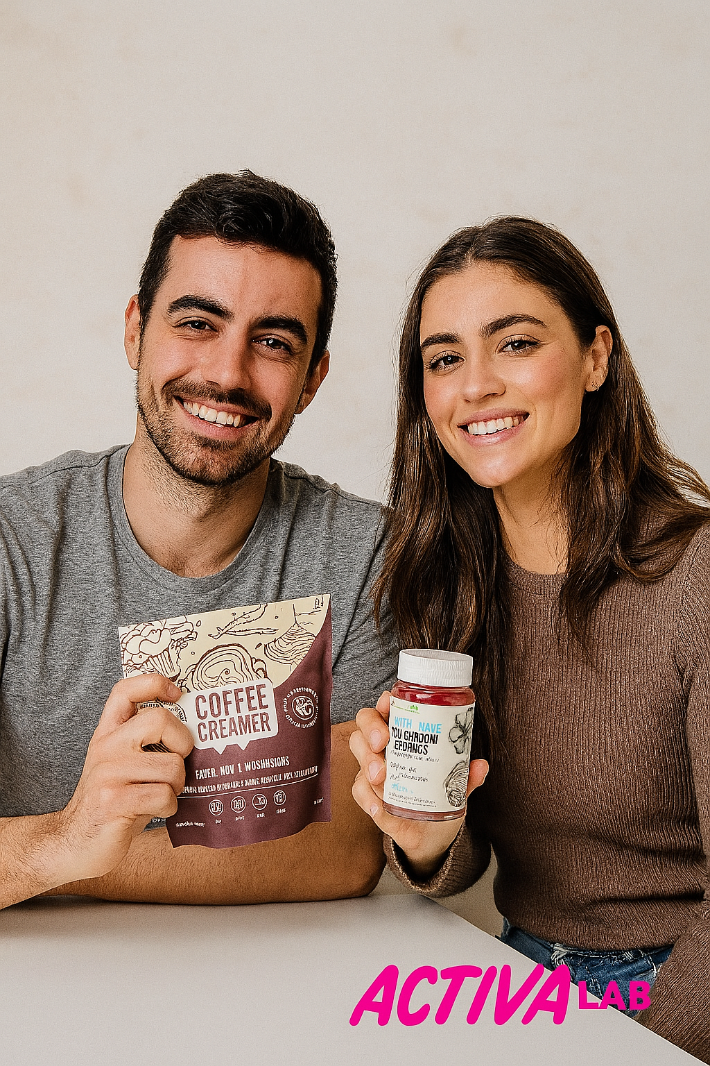 Pack Fungi Mix - Gomitas de Melena de Leon o Reishi + Coffee Creamer (Mix de 7 Hongos) + Batidor Manual de REGALO