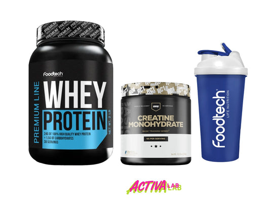 Pack Deportivo Whey Protein + Creatina + Shaker de Regalo!