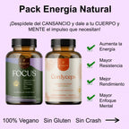 Pack Energía Natural: Focus + Cordyceps