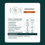 Ashwagandha 450 mg · 60 cápsulas