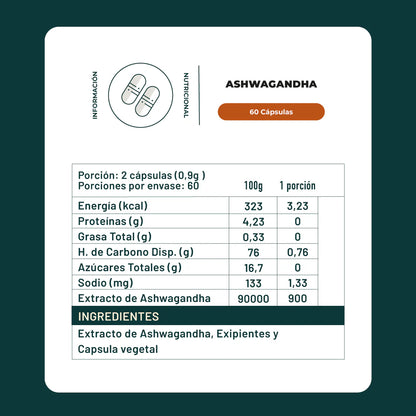 🌿 Pack Equilibrio Total – Ashwagandha + Melena de Leon + Reishi 🧠