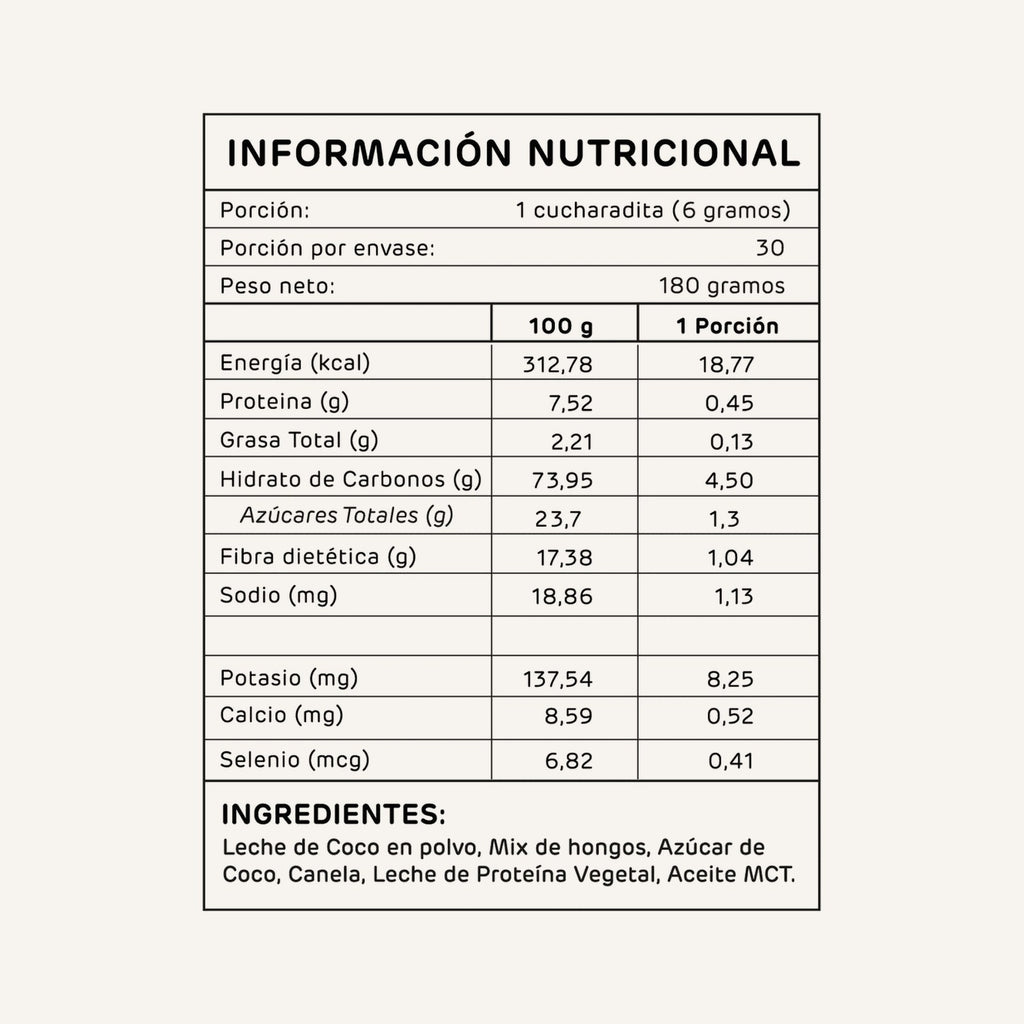 Coffee Creamer de 7 hongos con leche de coco + batidor de regalo