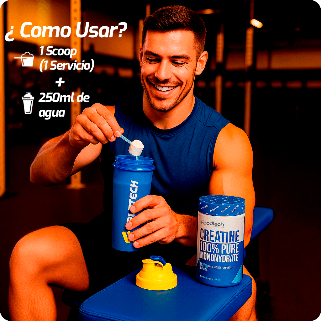 Pack Creatina Monohidratada 100% pura + Shaker de REGALO