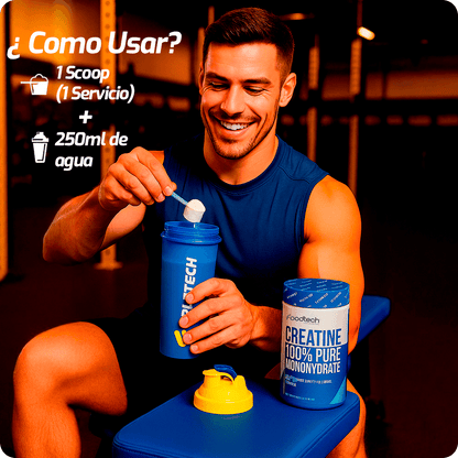 Pack Creatina Monohidratada 100% pura + Shaker de REGALO