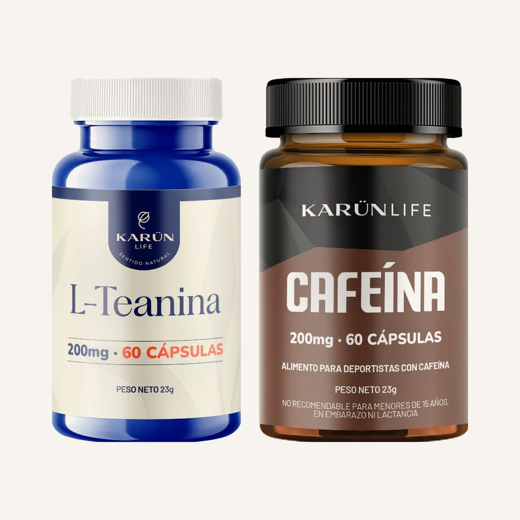 Pack Calma y Foco: L-Teanina + Cafeína