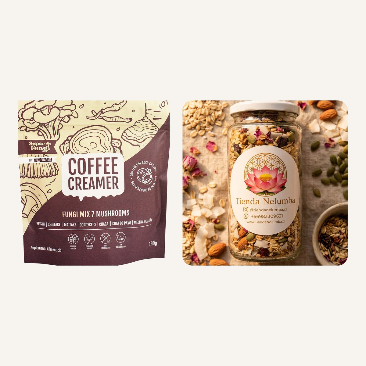 Pack Desayuno Funcional: Coffee Creamer + Granola