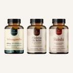 Triple Pack Equilibrio Total: Ashwagandha + Melena de León + Reishi