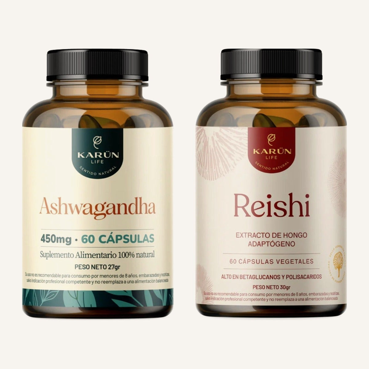 Pack No Más Estrés: Reishi + Ashwagandha