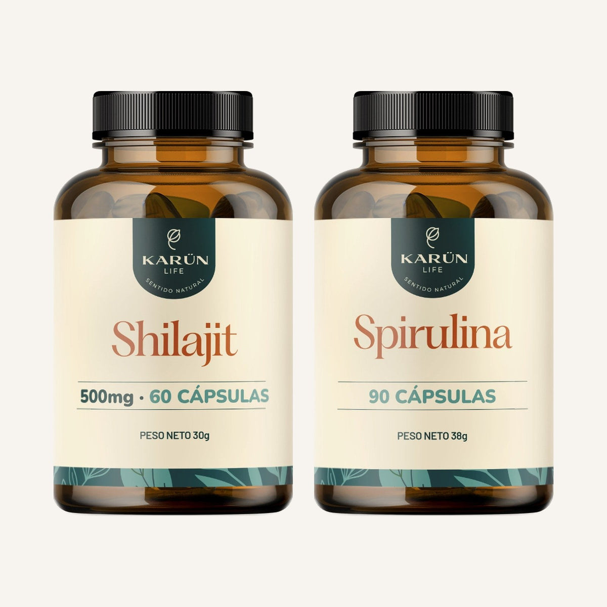 Pack Vitalidad: Shilajit + Spirulina