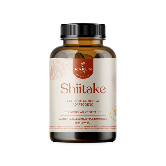 Hongo Shiitake 60 Capsulas 500 Mg - Bienestar general