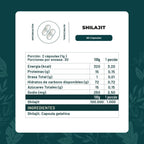 Shilajit 500 mg · 60 cápsulas